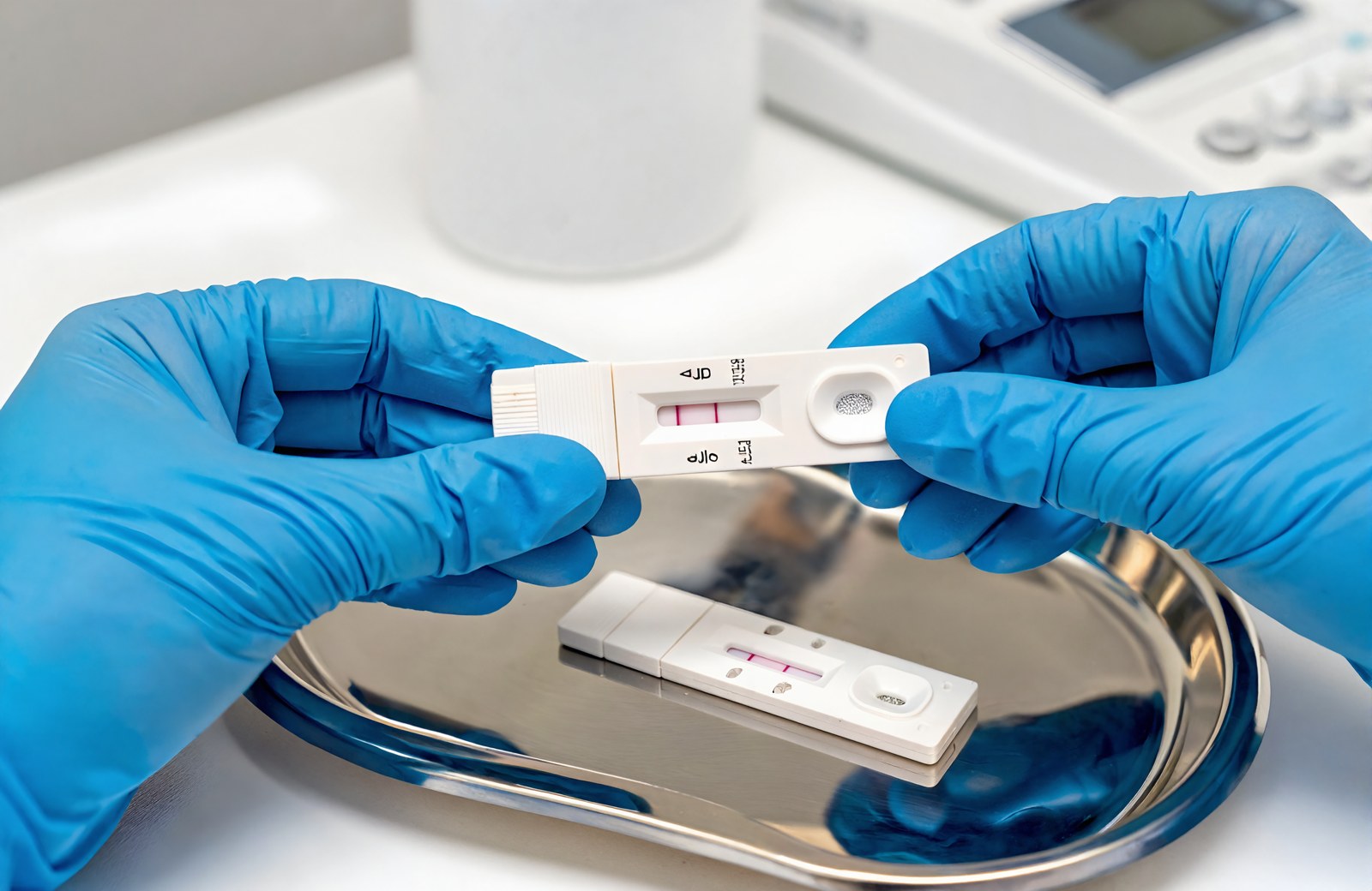 COVID and flu testing during a primary care visit at Total Health Urgent Care in Vancleave, MS