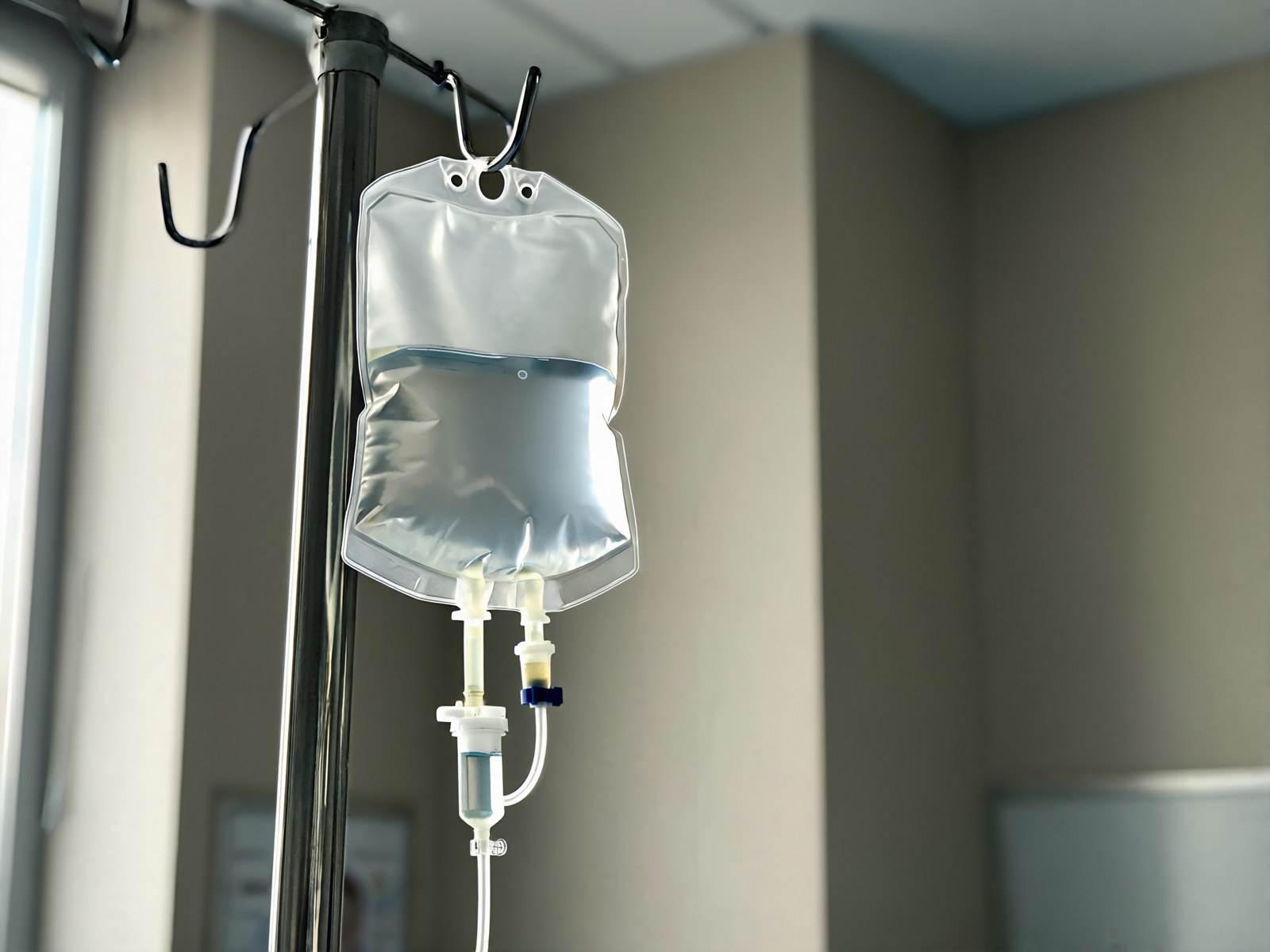 Patient receiving IV therapy from clinical staff at TOTAL DRIP inside Total Health Urgent Care in Vancleave, MS