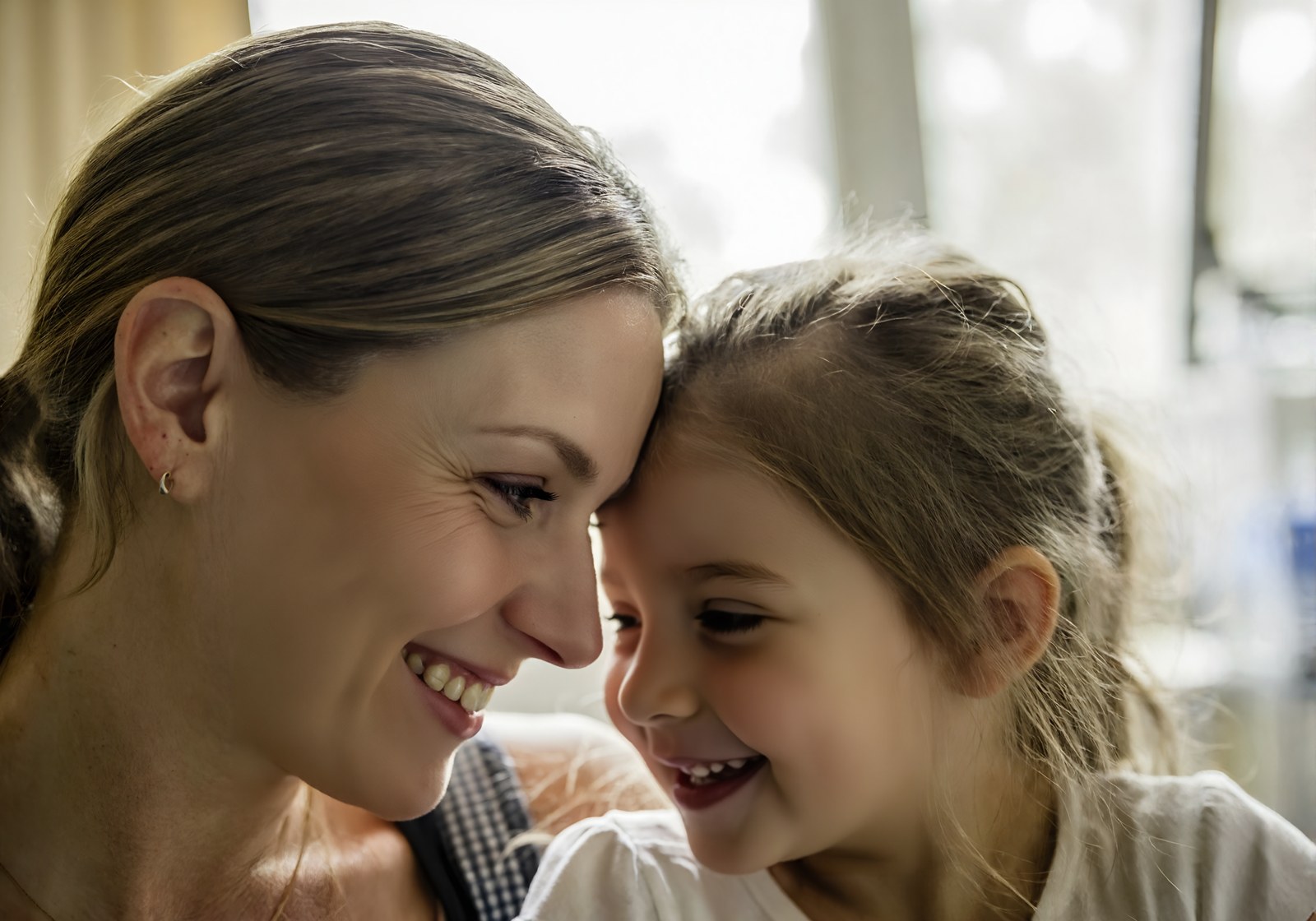 Mother and daughter reviewing transparent urgent care pricing at Total Health Urgent Care in Vancleave, MS